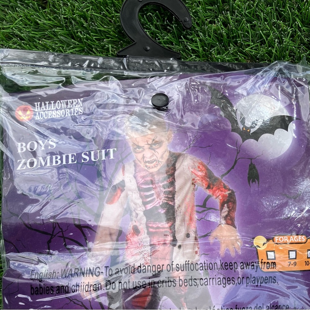 Boys Zombie Suit Costume